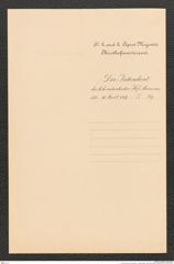 k.k. naturhistorisches Hofmuseum, Intendanzakten 1885-1896 (Hauer), Aktenzahl Z.267.a/1889, Seite 4